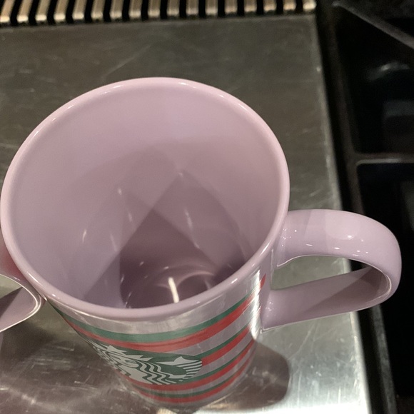 Pair of Starbuck’s Mugs Purple, red & green - Picture 3 of 5